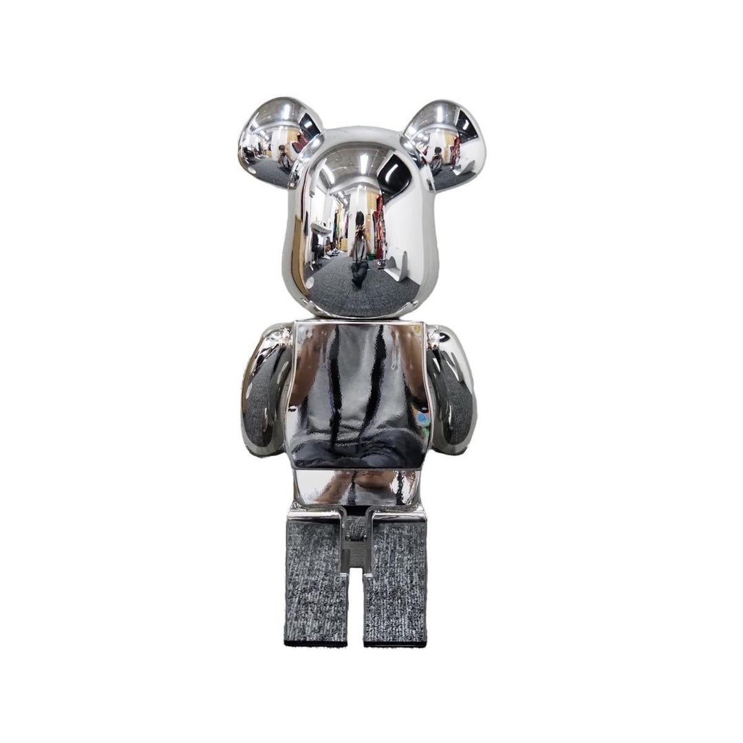 空山基 ベアブリックSORAYAMA SEXY ROBOT SILVER 1000% BE@RBRICK メディコムトイ 美品 中古 43628