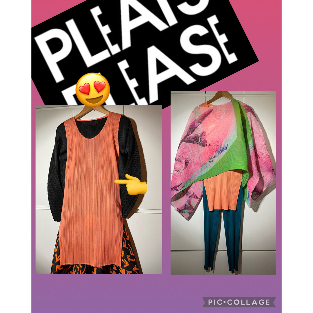 pleats please チュニック