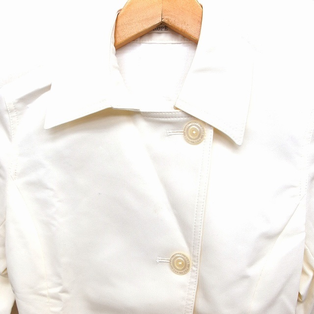 ROPE’(ロペ)のロペ ROPE ステンカラー ジャケット アウター シングル ベルト 無地 綿 レディースのジャケット/アウター(その他)の商品写真