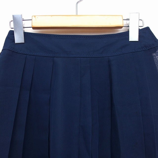 LAUTREAMONT(ロートレアモン)のロートレアモン LAUTREAMONT ブラック BLACK プリーツ スカート レディースのスカート(ひざ丈スカート)の商品写真