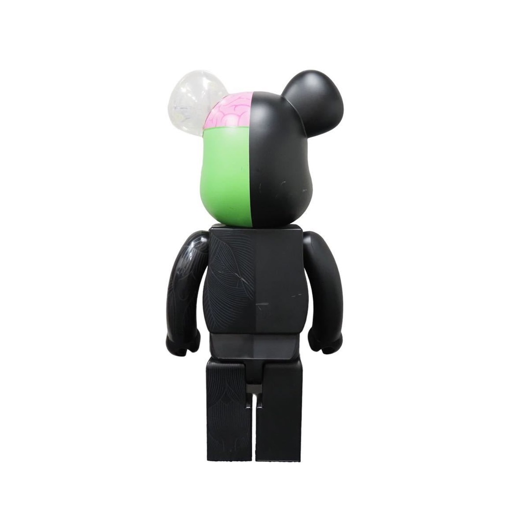 BE@RBRCK KAWS 人体模型 ブラック1000%