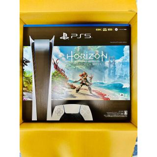 プレイステーション(PlayStation)の新品未開封　PS5本体 デジタル・エディション “Horizon 同梱版(家庭用ゲーム機本体)