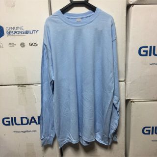 ギルタン(GILDAN)のGILDANギルダン★ロンT長袖無地Tシャツ★ポケット無し☆ライトブルー☆XL(Tシャツ/カットソー(七分/長袖))