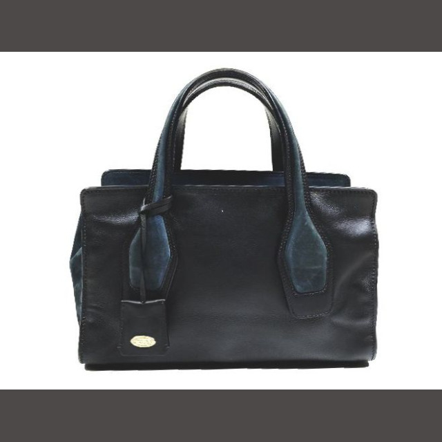TOD'S - トッズ TOD'S スエード レザー ハンドバッグ トートバッグ ダークグレー