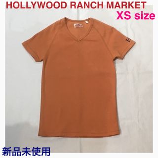 ハリウッドランチマーケット(HOLLYWOOD RANCH MARKET)の【新品未使用】H.R.MARKET ストレッチフライス Vネック Tシャツ(Tシャツ/カットソー(半袖/袖なし))