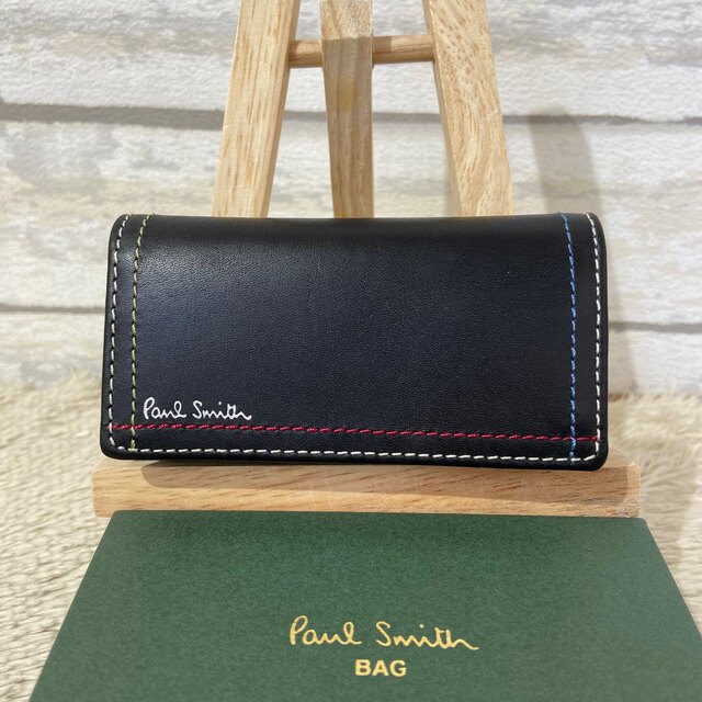 Paul Smith(ポールスミス)の<新品>ポールスミス　4連キーケース　カラフルステッチ メンズのファッション小物(キーケース)の商品写真