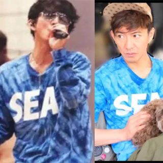 ウィンダンシー(WIND AND SEA)のキムタク　windandsea タイダイ　supreme subculture(Tシャツ/カットソー(七分/長袖))