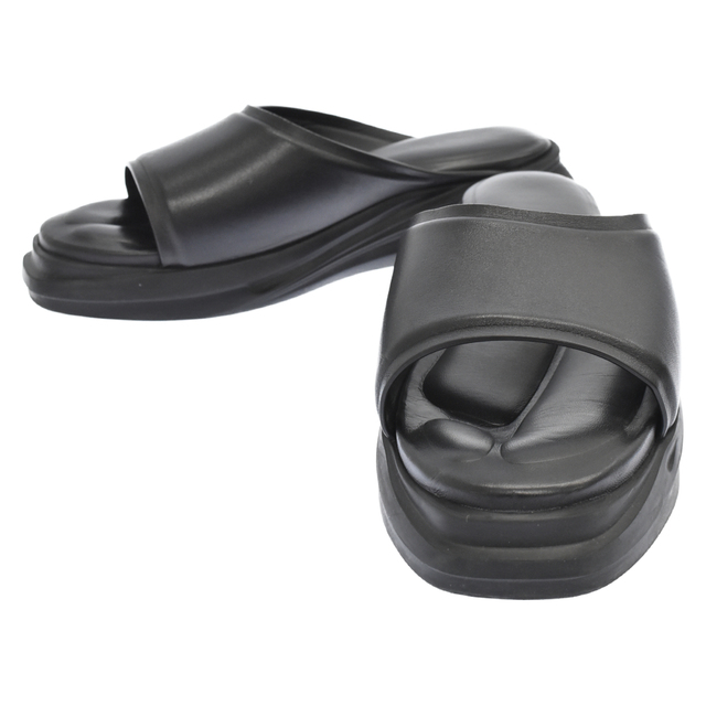 1017 ALYX 9SM アリクス LEATHER MONO SLIDES レザー モノ スライド サンダル ブラック AAWSL0004LE01 メンズの靴/シューズ(サンダル)の商品写真