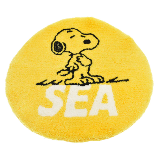 WIND AND SEA(ウィンダンシー)のWIND AND SEA ウィンダンシー ×PEANUTS SNOOPY ピーナッツ スヌーピーラグマット イエロー メンズのアクセサリー(その他)の商品写真