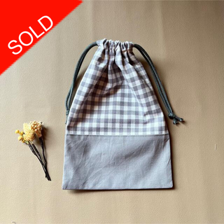 【handmade】巾着袋SS(ランチボックス巾着)