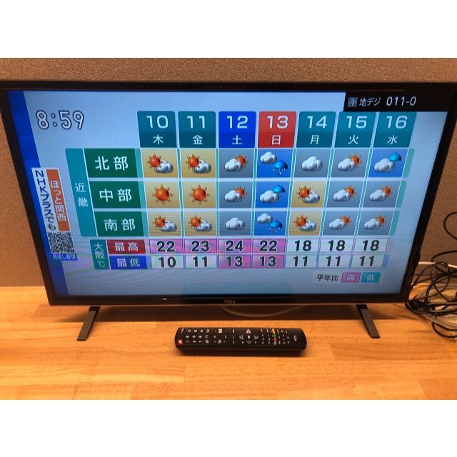 TCL 32D300 液晶　テレビ　32型　2018年製　美品映り綺麗！