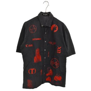 ラフシモンズ(RAF SIMONS)のRAF SIMONS ラフシモンズ 03SS 消費者期 CONSUMED GRAPHIC SHIRT ARCHIVE グラフィック プリント 半袖シャツ ブラック(シャツ)