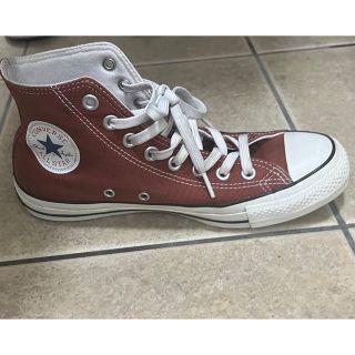 コンバース(CONVERSE)のオールスター100 カラーズ HI ブリックレッド　25.0cm(スニーカー)