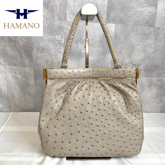 濱野皮革工藝/HAMANO - 【極美品】HAMANO サンピエトロ オーストリッチ