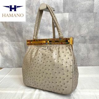 HAMANO ハマノ サン・ピエトロ オーストリッチ レザー ショルダー