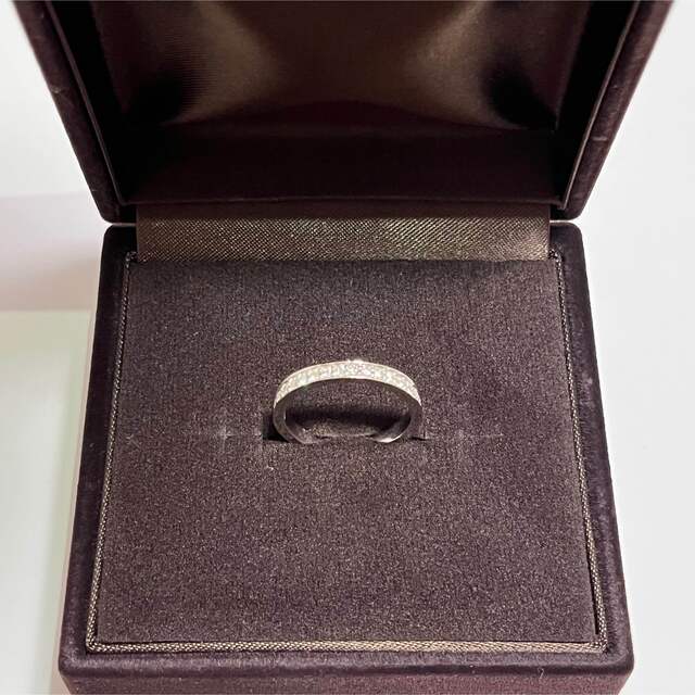 プラチナ 0.5ct pt950 ダイヤモンド　フルエタニティリング レディースのアクセサリー(リング(指輪))の商品写真