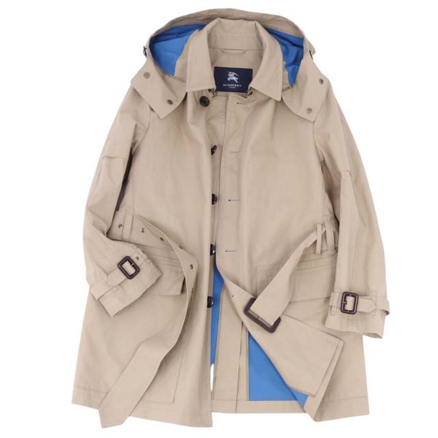 美品 バーバリー ロンドン BURBERRY LONDON コート フード付き