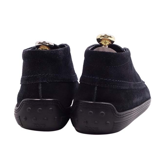 TOD'S(トッズ)のトッズ TOD'S デッキシューズ モカシン スウェードレザー シューズ 靴 メンズ 7 1/2(26.5cm相当) ブラック メンズの靴/シューズ(デッキシューズ)の商品写真