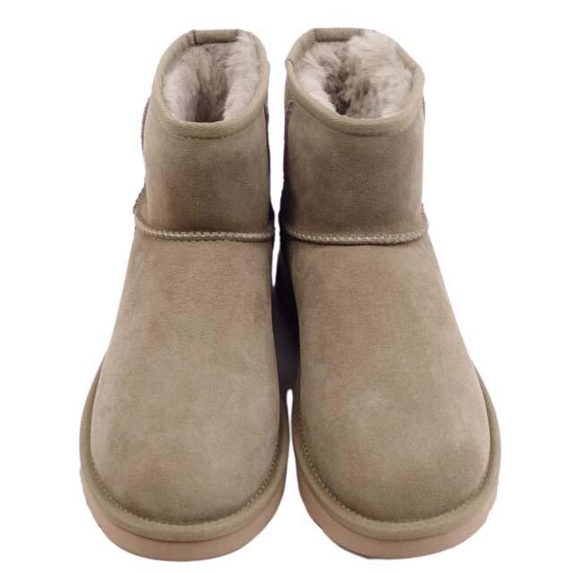 未使用 アグ UGG ブーツ CLASSIC MINI 2 ショートブーツ ムートン シューズ 靴 レディース 7(24cm相当) ベージュ