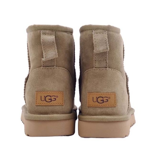 未使用 アグ UGG ブーツ CLASSIC MINI 2 ショートブーツ ムートン シューズ 靴 レディース 7(24cm相当) ベージュ