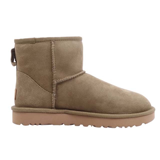 未使用 アグ UGG ブーツ CLASSIC MINI 2 ショートブーツ ムートン シューズ 靴 レディース 7(24cm相当) ベージュ