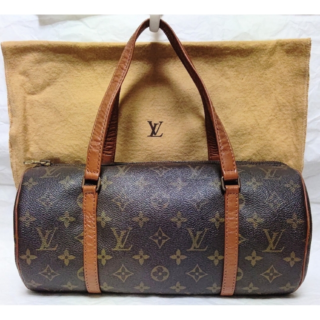 おトク情報がいっぱい！ VUITTON LOUIS TH8901 M51365 旧旧型 バレルバッグ パピヨン30 ルイヴィトン ハンドバッグ 