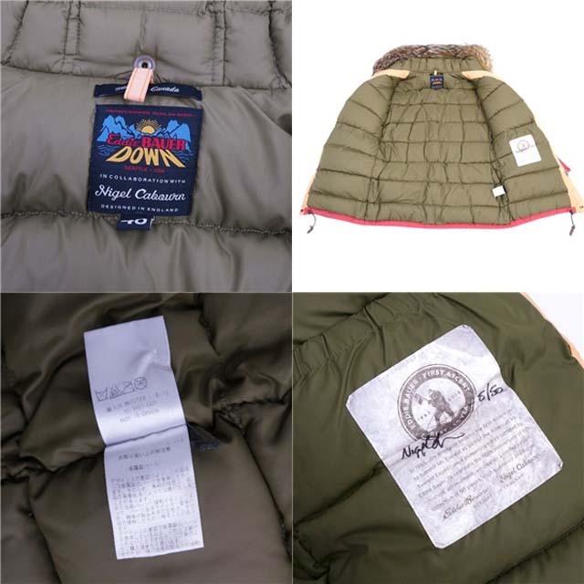 美品 バウアーダウン ナイジェルケーボン EddieBauer×NIGEL 美品 バウアーダウン ナイジェルケーボン EddieBauer×NIGEL