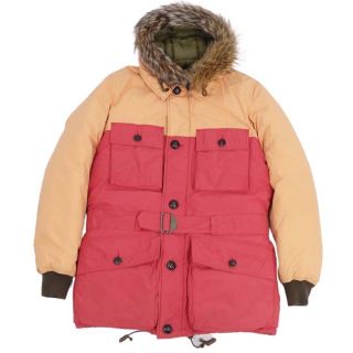 美品 バウアーダウン ナイジェルケーボン EddieBauer×NIGEL CABOURN ジャケット 襟コヨーテファー ダウンジャケット 46(その他)