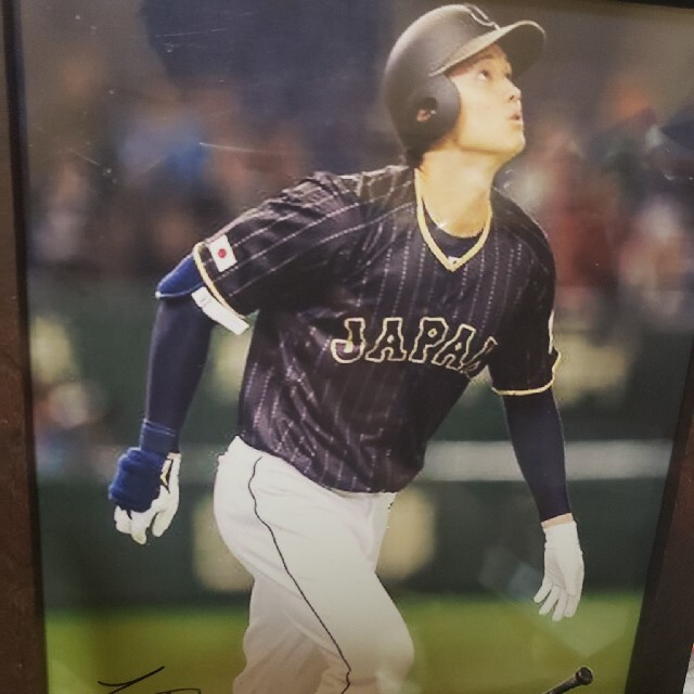 侍ジャパン!大谷翔平大型直筆サイン入り生写真フォト-