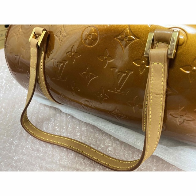 LOUIS VUITTON ショルダーバッグ  モノグラムヴェルニ ブロンズ