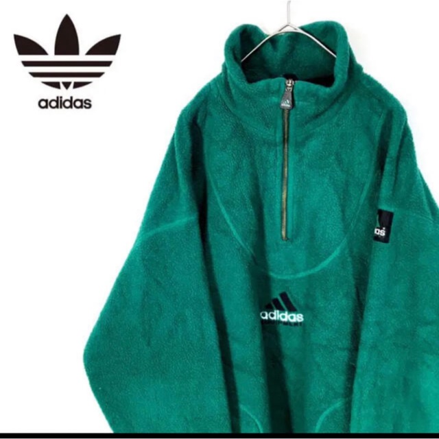 超希少 80~90s adidas EQUIPMENT ハーフジップ スウェット