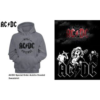 AC/DC エーシー・ディーシー ライセンス パーカー最新作 グレーL