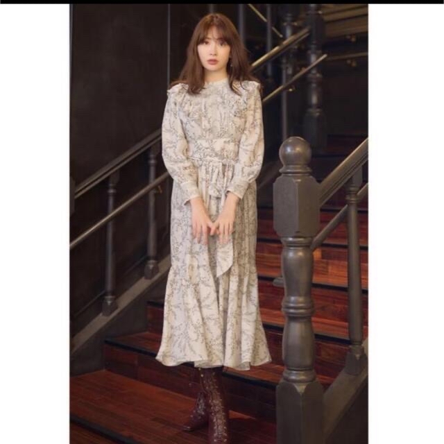 Her lip to(ハーリップトゥ)のherlipto Pedicel Lace-Trimmed Long Dress レディースのワンピース(ロングワンピース/マキシワンピース)の商品写真