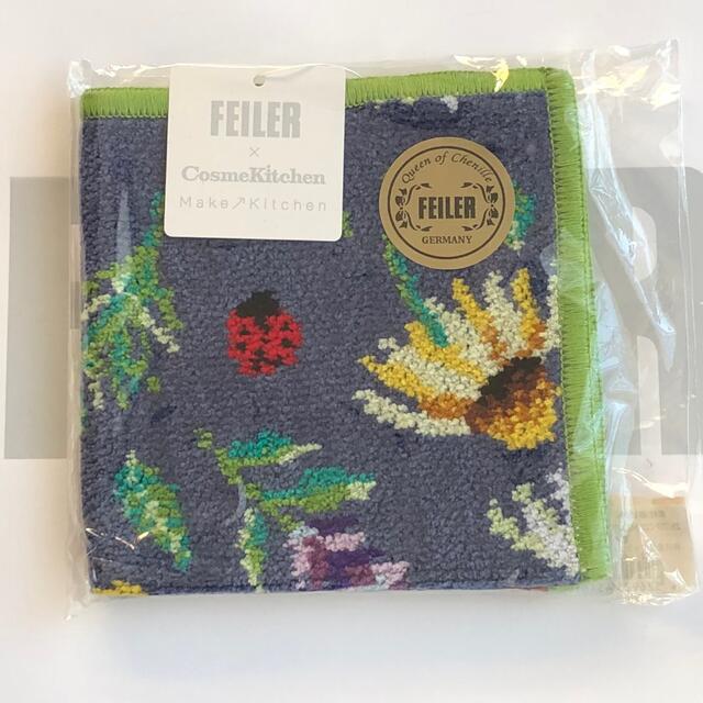 FEILER コスメキッチン ハンカチ グリーン ♩コスメキッチンハーバル