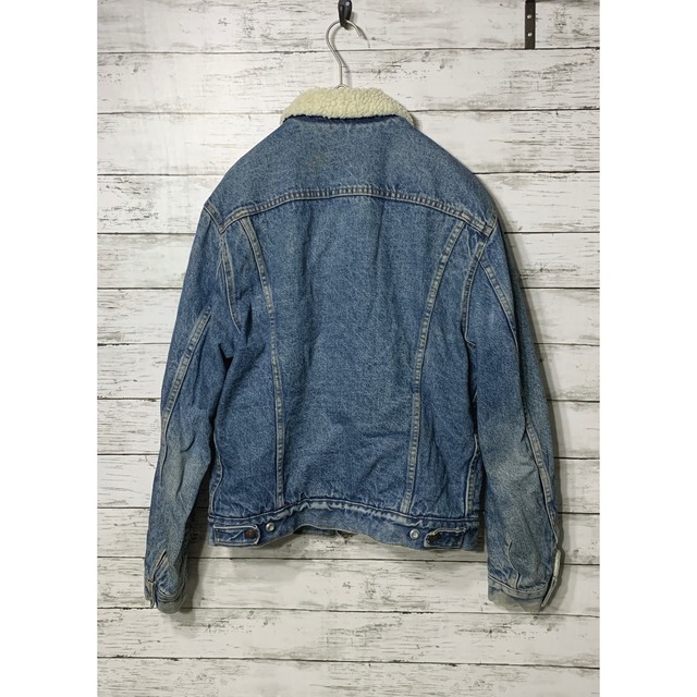 Levi's(リーバイス)のリーバイス ヴィンテージ  ボア デニムジャケット70608 38R　USA製 メンズのジャケット/アウター(Gジャン/デニムジャケット)の商品写真