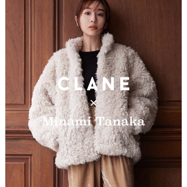 MINAMI TANAKA×CLANE CURL FUR SHORT COAT