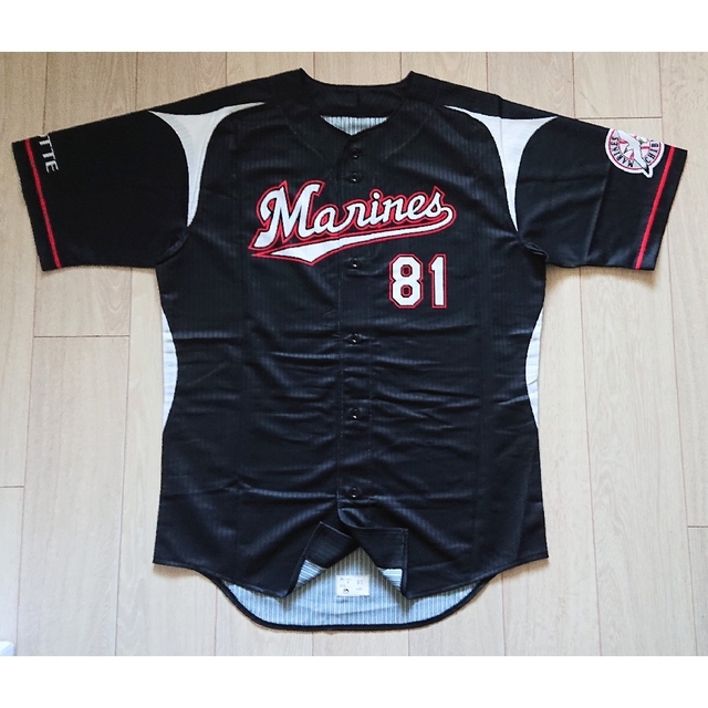 支給品 ロッテ マリーンズ 清水 ユニフォーム マジェスティック 本人
