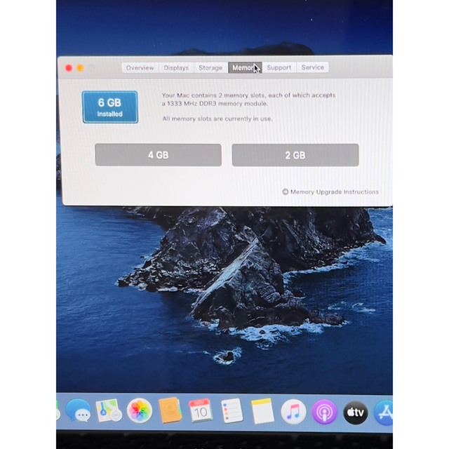MacBook Pro13inch i5 6GB 256GBSSDMid2012