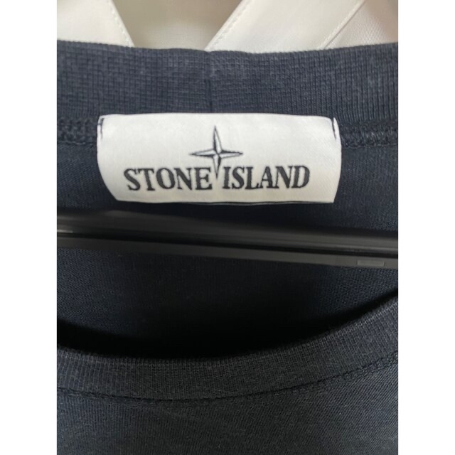 STONE ISLAND(ストーンアイランド)のストーンアイランド ロンT スウェット 黒 L メンズのトップス(スウェット)の商品写真