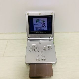 GBA ゲームボーイアドバンスSP　本体　シルバー　おまけソフト付き