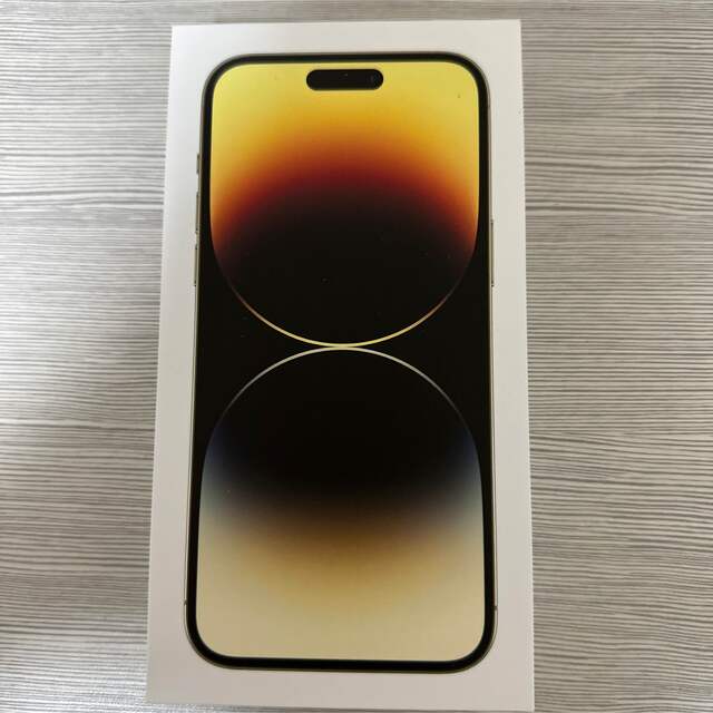 極美品iPhone14 pro max 256GB gold SIM free