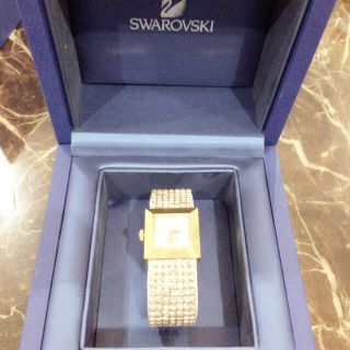 最終価格♪【新品・未使用】 SWAROVSKI エリス スワロフスキー　スクエア