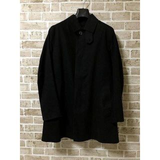 マッキントッシュ(MACKINTOSH)のマッキントッシュ DUNOON ゴム引き ステンカラーコート ライナー 黒 38(ステンカラーコート)