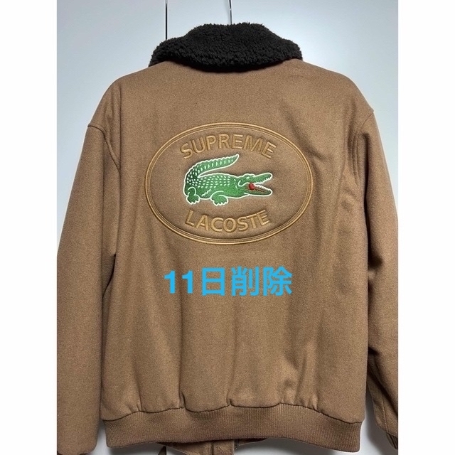Supreme - 最終値下げ！Supreme Lacoste Wool Bomber Jacketの通販 by