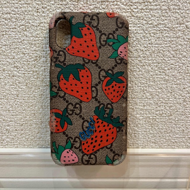 Gucci(グッチ)のGUCCI、iPhoneXSケース スマホ/家電/カメラのスマホアクセサリー(iPhoneケース)の商品写真