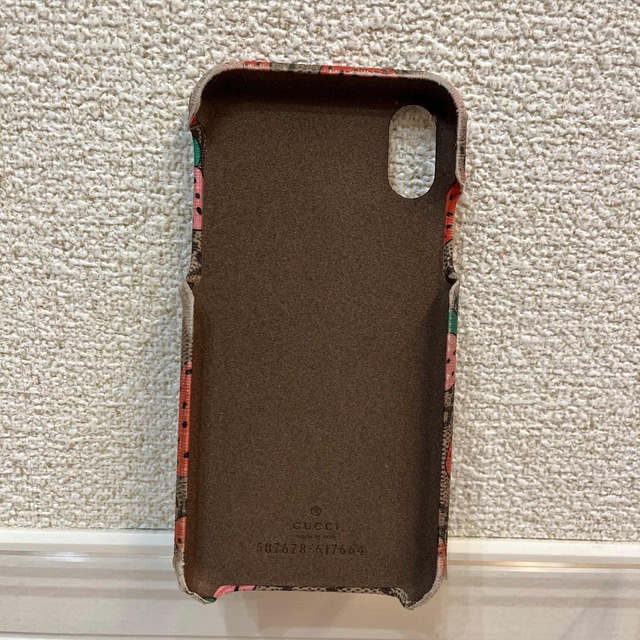 Gucci(グッチ)のGUCCI、iPhoneXSケース スマホ/家電/カメラのスマホアクセサリー(iPhoneケース)の商品写真