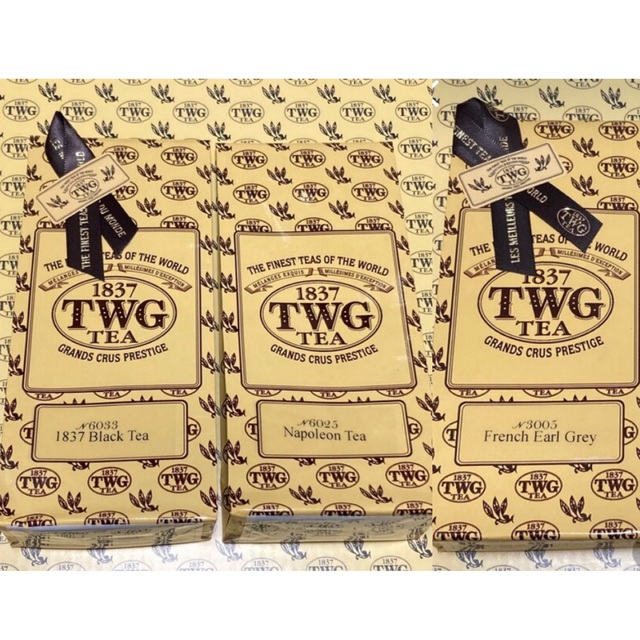 TWG【3点セット】1837Black tea＋ナポレオン＋フレンチアールグレイ 食品/飲料/酒の飲料(茶)の商品写真