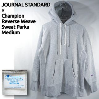 チャンピオン(Champion)の【JS別注】チャンピオンリバースウィーブスウェットパーカー/裏起毛/目無しコラボ(パーカー)