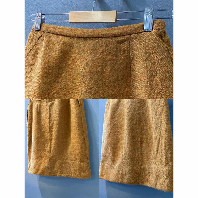 古着 ビンテージ 60s USA 鉄ジップ ウール wool スカート 希少 古着 ビンテージ 60s USA 鉄ジップ ウール wool スカート 希少