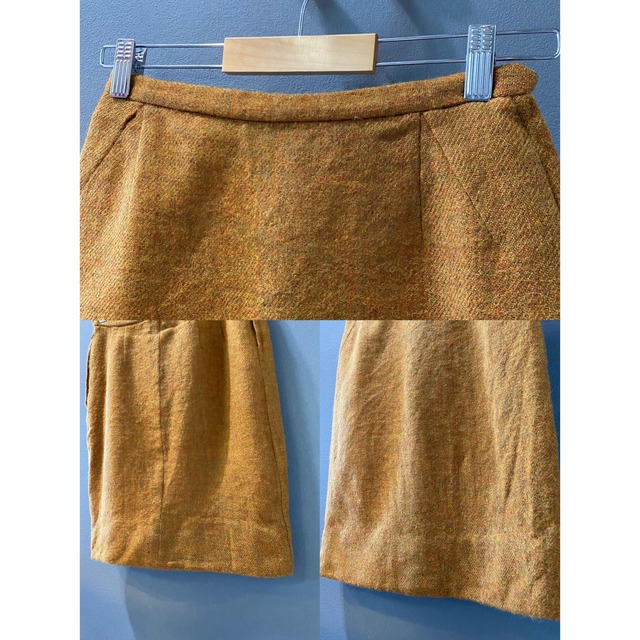 古着 ビンテージ 60s USA 鉄ジップ ウール wool スカート 希少 最上の ...